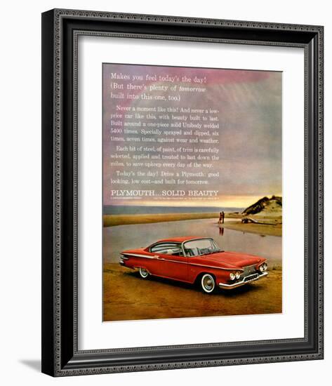 Plymouth - Today's the Day-null-Framed Art Print