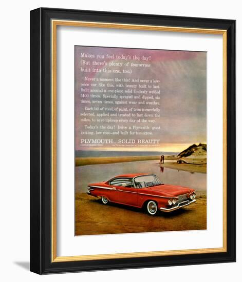 Plymouth - Today's the Day-null-Framed Art Print