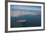 Plymouth with Drakes Island in Foreground, Devon, England, United Kingdom, Europe-Dan Burton-Framed Photographic Print