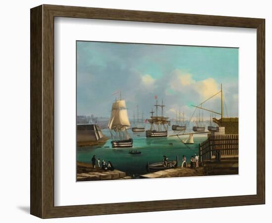 Plymouth--Framed Giclee Print