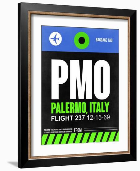 PMO Palermo Luggage Tag II-NaxArt-Framed Art Print