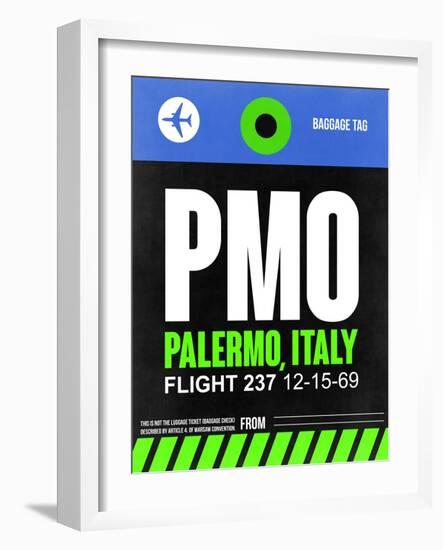 PMO Palermo Luggage Tag II-NaxArt-Framed Art Print