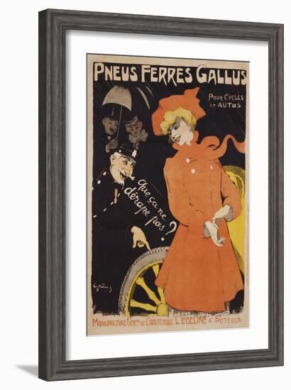 Pneus Ferres Gallus Poster-Jules-Alexandre Grün-Framed Giclee Print