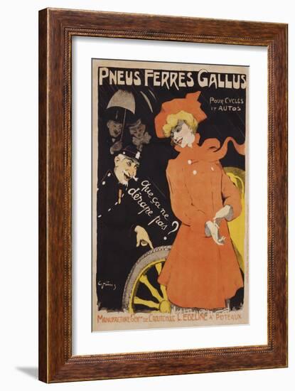 Pneus Ferres Gallus Poster-Jules-Alexandre Grün-Framed Giclee Print