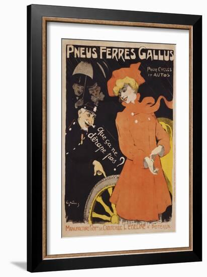 Pneus Ferres Gallus Poster-Jules-Alexandre Grün-Framed Giclee Print