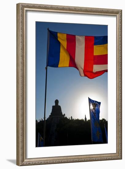 Po Lin Buddha-Charles Bowman-Framed Photographic Print