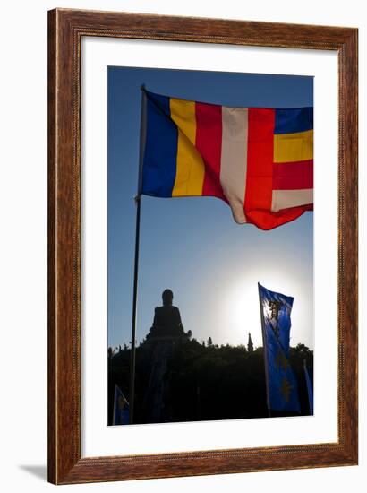 Po Lin Buddha-Charles Bowman-Framed Photographic Print