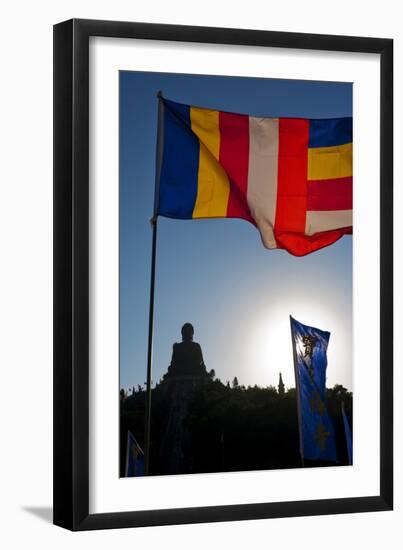 Po Lin Buddha-Charles Bowman-Framed Photographic Print