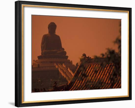 Po Lin Monastery and Buddha, Hong Kong-Stuart Westmoreland-Framed Photographic Print