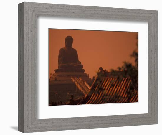 Po Lin Monastery and Buddha, Hong Kong-Stuart Westmoreland-Framed Photographic Print