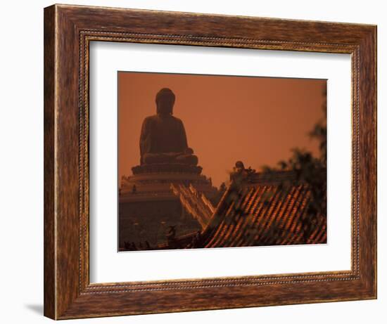 Po Lin Monastery and Buddha, Hong Kong-Stuart Westmoreland-Framed Photographic Print