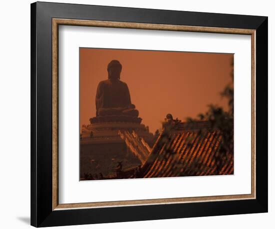 Po Lin Monastery and Buddha, Hong Kong-Stuart Westmoreland-Framed Photographic Print