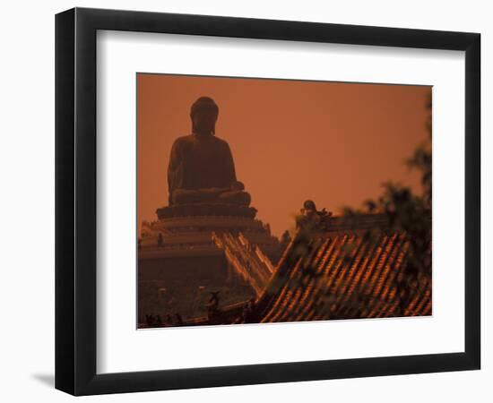 Po Lin Monastery and Buddha, Hong Kong-Stuart Westmoreland-Framed Photographic Print