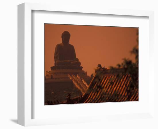 Po Lin Monastery and Buddha, Hong Kong-Stuart Westmoreland-Framed Photographic Print