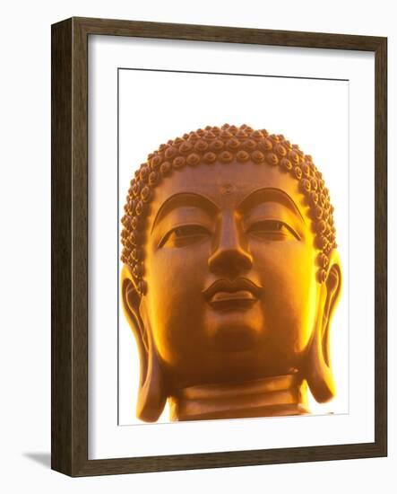 Po Lin Monastery, Lantau Island, Hong Kong, China-Walter Bibikow-Framed Photographic Print