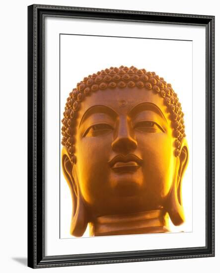 Po Lin Monastery, Lantau Island, Hong Kong, China-Walter Bibikow-Framed Photographic Print