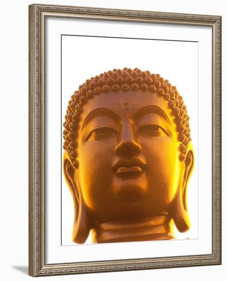 Po Lin Monastery, Lantau Island, Hong Kong, China-Walter Bibikow-Framed Photographic Print