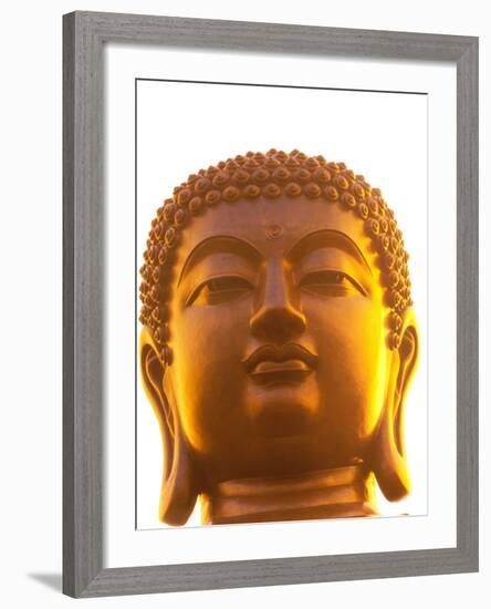 Po Lin Monastery, Lantau Island, Hong Kong, China-Walter Bibikow-Framed Photographic Print