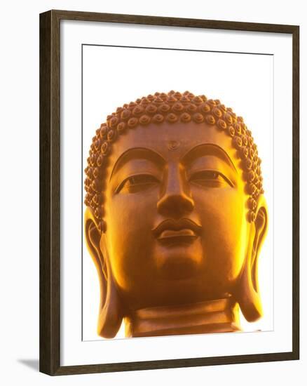 Po Lin Monastery, Lantau Island, Hong Kong, China-Walter Bibikow-Framed Photographic Print