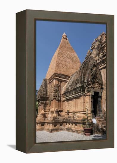 Po Nagar Cham Tower, Nha Trang, Vietnam, Indochina, Southeast Asia, Asia-Rolf Richardson-Framed Premier Image Canvas