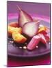 Poached Fruit (Pears, Rhubarb, Peaches)-Maja Smend-Mounted Photographic Print