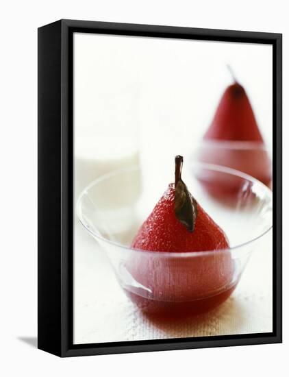 Poached Pears in Red Wine-Debi Treloar-Framed Premier Image Canvas