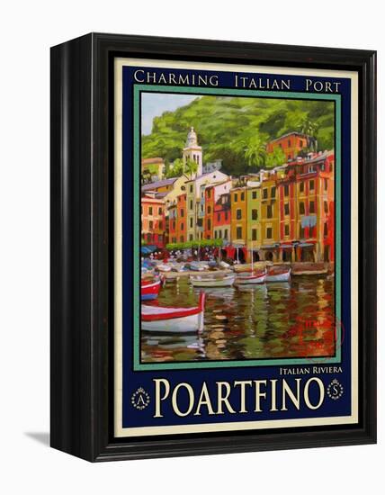 Poartfino Italian Riviera 2-Anna Siena-Framed Premier Image Canvas