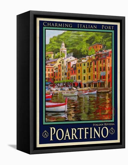 Poartfino Italian Riviera 2-Anna Siena-Framed Premier Image Canvas