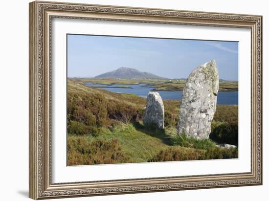 Pobull Fhinn (Finns People) Stone Circle, North Uist, Outer Hebrides, Scotland, 2009-Peter Thompson-Framed Photographic Print