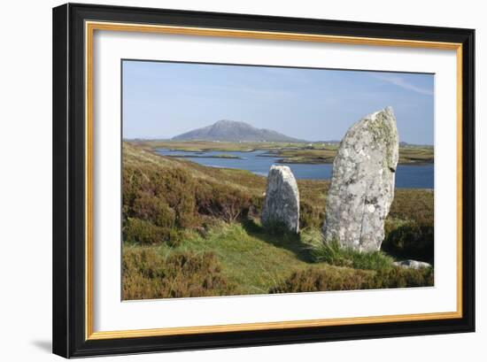 Pobull Fhinn (Finns People) Stone Circle, North Uist, Outer Hebrides, Scotland, 2009-Peter Thompson-Framed Photographic Print