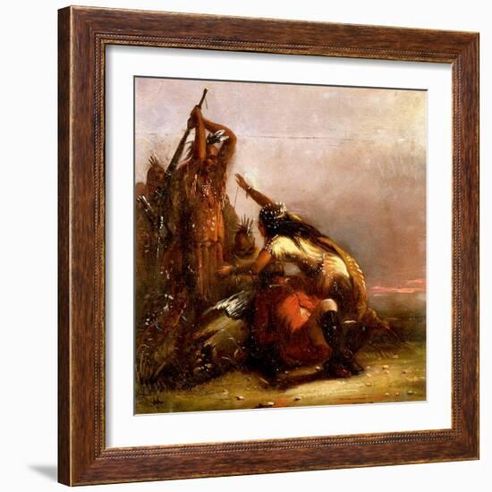 Pocahontas-Alfred Jacob Miller-Framed Giclee Print