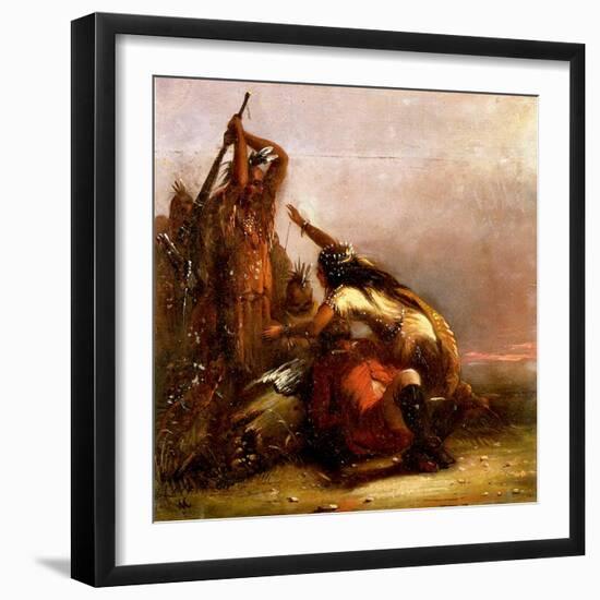 Pocahontas-Alfred Jacob Miller-Framed Giclee Print