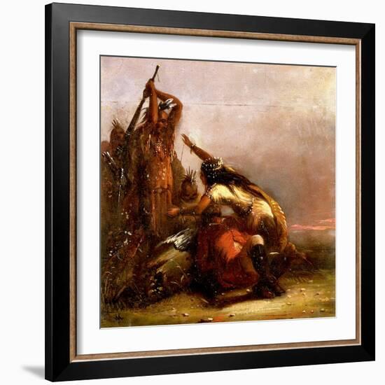 Pocahontas-Alfred Jacob Miller-Framed Giclee Print