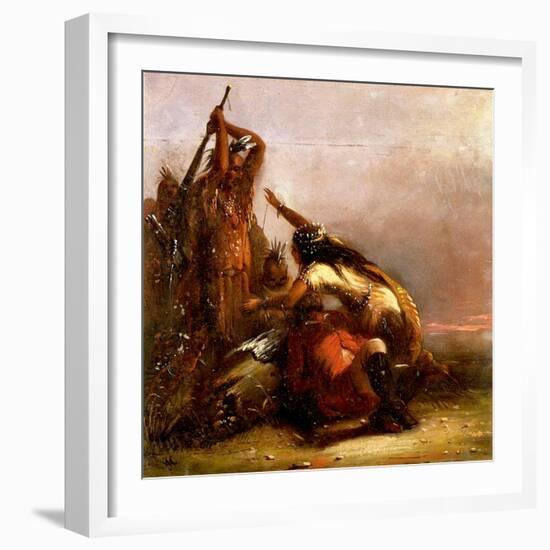 Pocahontas-Alfred Jacob Miller-Framed Giclee Print