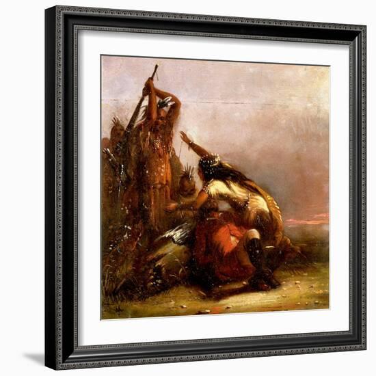 Pocahontas-Alfred Jacob Miller-Framed Giclee Print