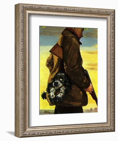 "Pocket Pal," November 17, 1945-Albert Staehle-Framed Giclee Print