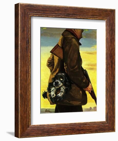 "Pocket Pal," November 17, 1945-Albert Staehle-Framed Giclee Print