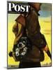 "Pocket Pal," Saturday Evening Post Cover, November 17, 1945-Albert Staehle-Mounted Giclee Print