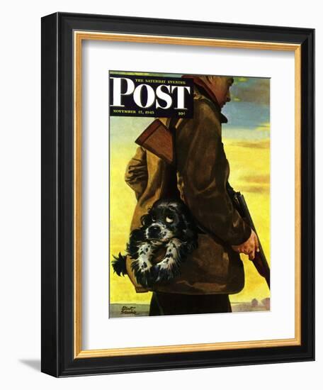 "Pocket Pal," Saturday Evening Post Cover, November 17, 1945-Albert Staehle-Framed Giclee Print