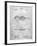 Pocket Transit Compass 1919 Patent-Cole Borders-Framed Art Print