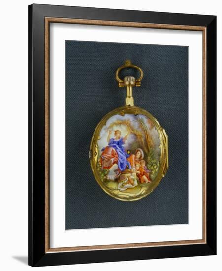 Pocket Watch: La Bascule (The Seesaw), Third Quarter of the 18th Century; Geneva-Jean-Honoré Fragonard-Framed Giclee Print