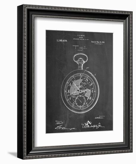 Pocket Watch Patent-null-Framed Art Print