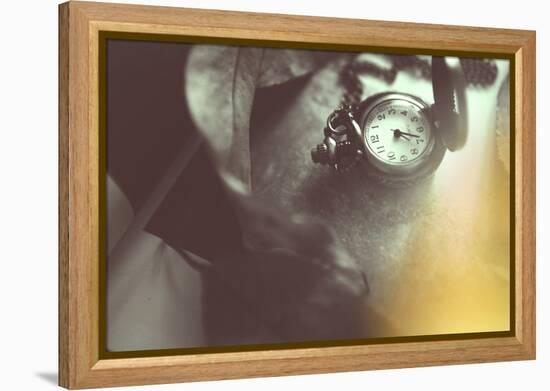 Pocket Watch-Carolina Hernandez-Framed Premier Image Canvas