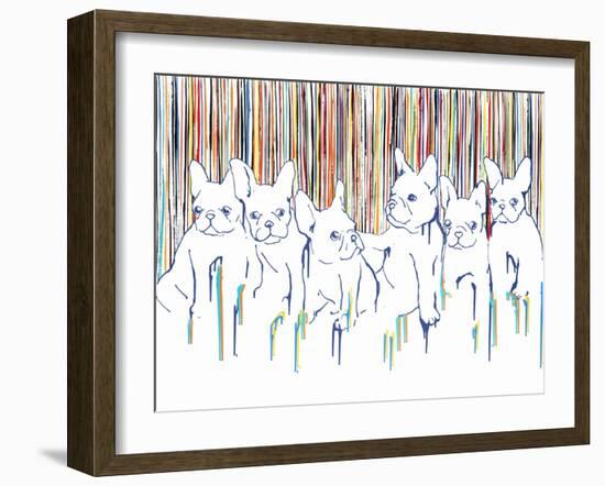 Pocketful Of Puppies-Brent Abe-Framed Giclee Print