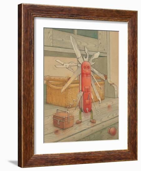 Pocketknife, 2005-Kestutis Kasparavicius-Framed Giclee Print