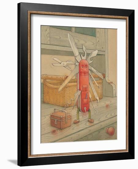 Pocketknife, 2005-Kestutis Kasparavicius-Framed Giclee Print