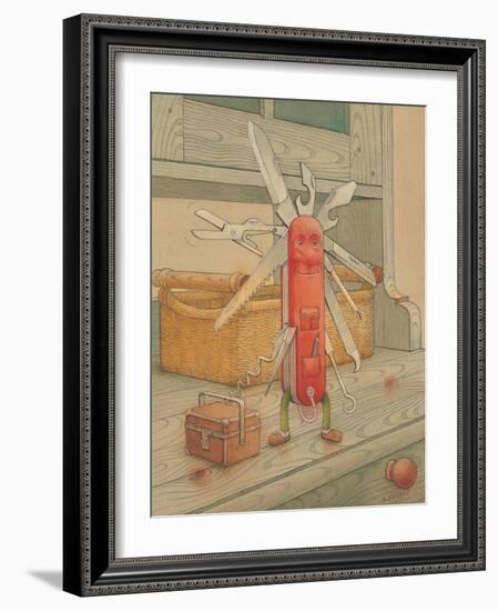 Pocketknife, 2005-Kestutis Kasparavicius-Framed Giclee Print