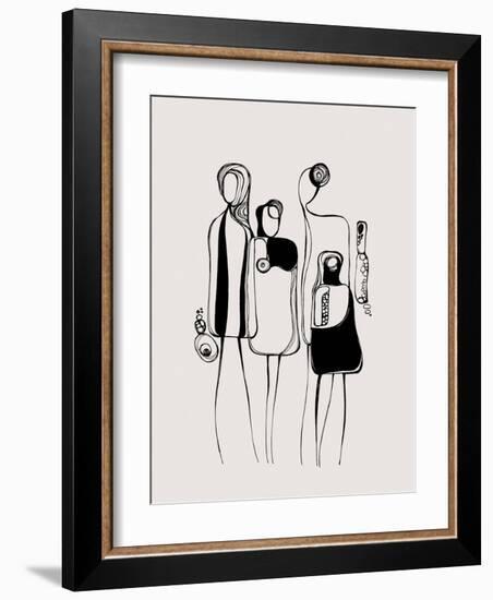 Pod People Amis-Ishita Banerjee-Framed Art Print