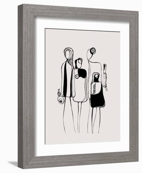 Pod People Amis-Ishita Banerjee-Framed Art Print