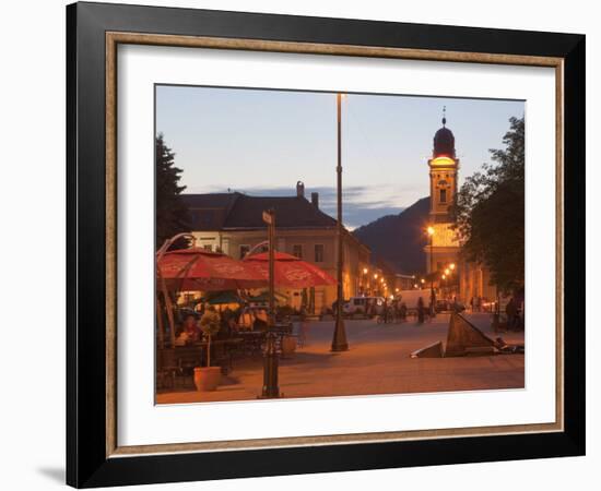 Podol Viilor Street and Libertatii Square, Baia Mare, Maramures, Romania, Europe-Marco Cristofori-Framed Photographic Print